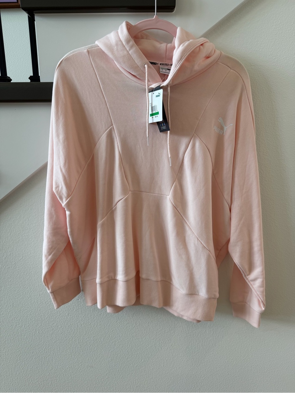 NWT PUMA Women's Light Pink Hooded Pullover